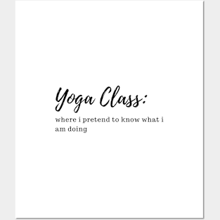 yoga relateable Posters and Art